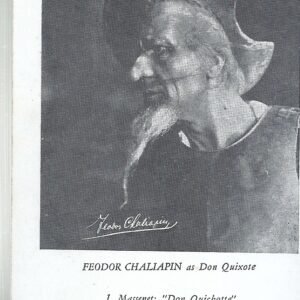 POSTAL MUSICO FEODOR CHALLAPIN