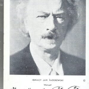 POSTAL MUSICO IGNACY JAN PADEREWSKI