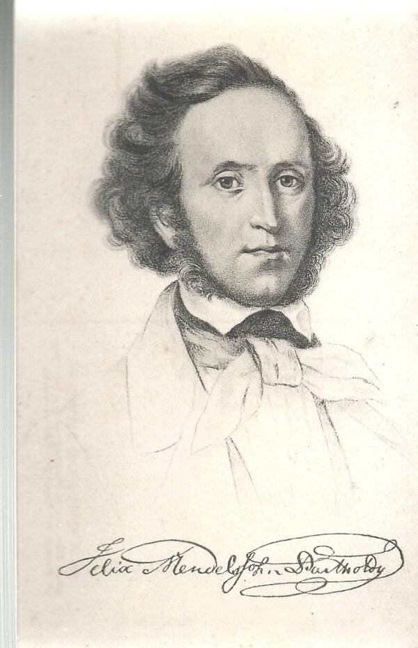 POSTAL MUSICO FELIX BARTHOLDY