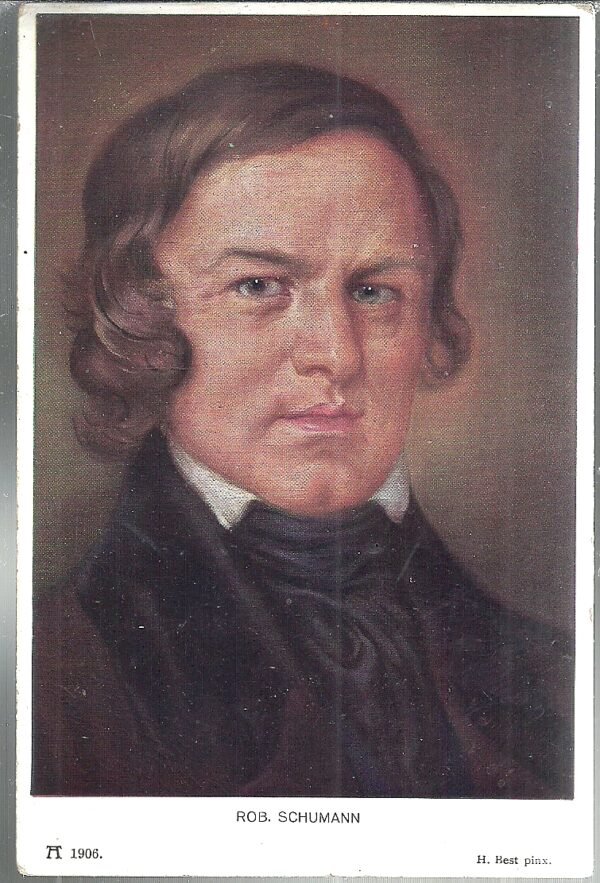 POSTAL MUSICO ROB SCHUMANN