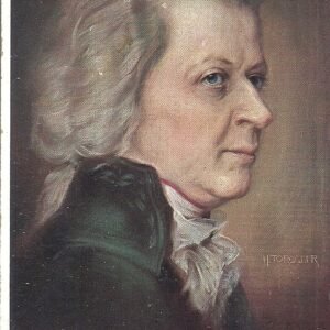 POSTAL MUSICO MOZART
