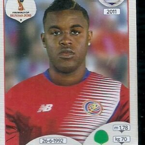 FIGURITA DE FUTBOL MUNDIAL RUSIA 2018 N°397 COSTA RICA