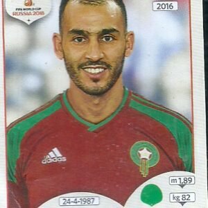 FIGURITA DE FUTBOL MUNDIAL RUSIA 2018 N°156 MARRUECOS