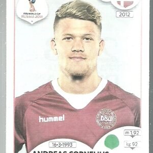 FIGURITA DE FUTBOL MUNDIAL RUSIA 2018 N°259 DINAMARCA