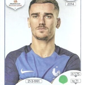 FIGURITA DE FUTBOL MUNDIAL RUSIA 2018 N° 195 FRANCIA