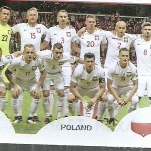 FIGURITA DE FUTBOL MUNDIAL RUSIA 2018 N°581 POLONIA