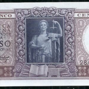 ARGENTINA BILLETE MONEDA NACIONAL 1 PESO BOT 1916 UNC