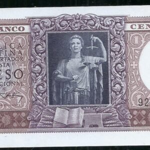 ARGENTINA BILLETE MONEDA NACIONAL 1 PESO BOT 1915 UNC
