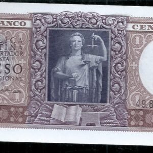 ARGENTINA BILLETE MONEDA NACIONAL 1 PESO BOT 1917 UNC