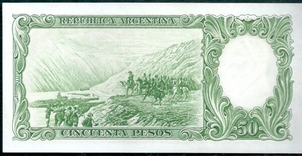 ARGENTINA BILLETE MONEDA NACIONAL 50 PESOS BOT 2005 AU - Imagen 2