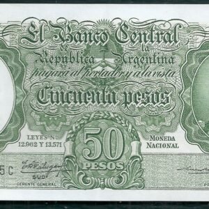 ARGENTINA BILLETE MONEDA NACIONAL 50 PESOS BOT 2011 AU