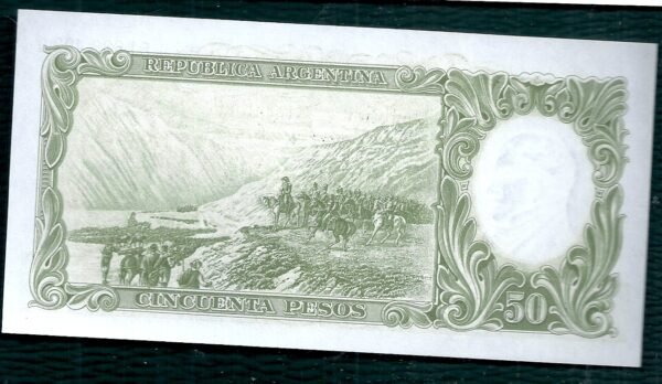 ARGENTINA BILLETE MONEDA NACIONAL 50 PESOS BOT 2019 UNC - Imagen 2