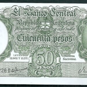 ARGENTINA BILLETE MONEDA NACIONAL 50 PESOS BOT 2024 UNC
