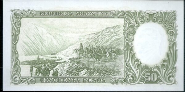 ARGENTINA BILLETE MONEDA NACIONAL 50 PESOS BOT 2021 UNC - Imagen 2
