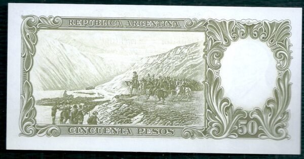 ARGENTINA BILLETE MONEDA NACIONAL 50 PESOS BOT 2024 UNC - Imagen 2