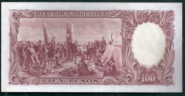 ARGENTINA BILLETE MONEDA NACIONAL 100 PESOS BOT 2036 XF++ - Imagen 2