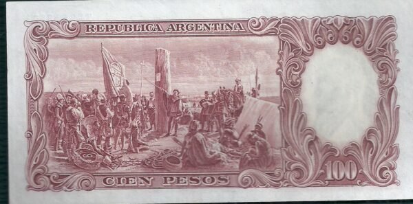 ARGENTINA BILLETE MONEDA NACIONAL 100 PESOS BOT 2042 AU - Imagen 2