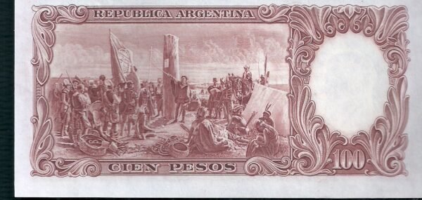 ARGENTINA BILLETE MONEDA NACIONAL 100 PESOS BOT 2048 UNC - Imagen 2