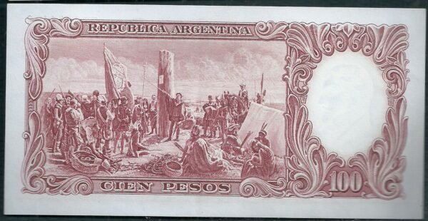 ARGENTINA BILLETE MONEDA NACIONAL 100 PESOS BOT 2059 UNC - Imagen 2