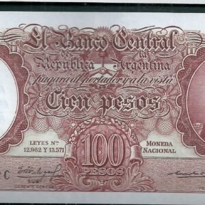 ARGENTINA BILLETE MONEDA NACIONAL 100 PESOS BOT 2065 UNC
