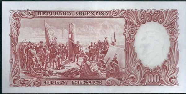 ARGENTINA BILLETE MONEDA NACIONAL 100 PESOS BOT 2065 UNC - Imagen 2