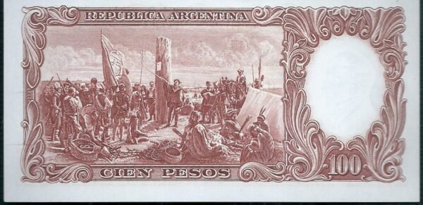 ARGENTINA BILLETE MONEDA NACIONAL 100 PESOS BOT 2071 UNC - Imagen 2
