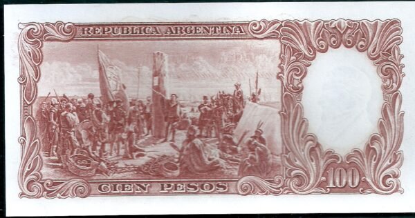 ARGENTINA BILLETE MONEDA NACIONAL 100 PESOS BOT 2073  UNC - Imagen 2