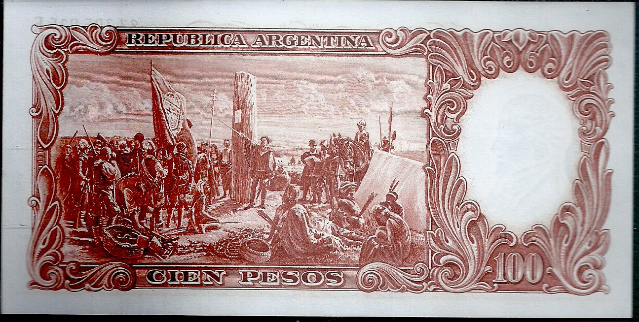 ARGENTINA BILLETE MONEDA NACIONAL 100 PESOS BOT 2078 UNC - Imagen 2