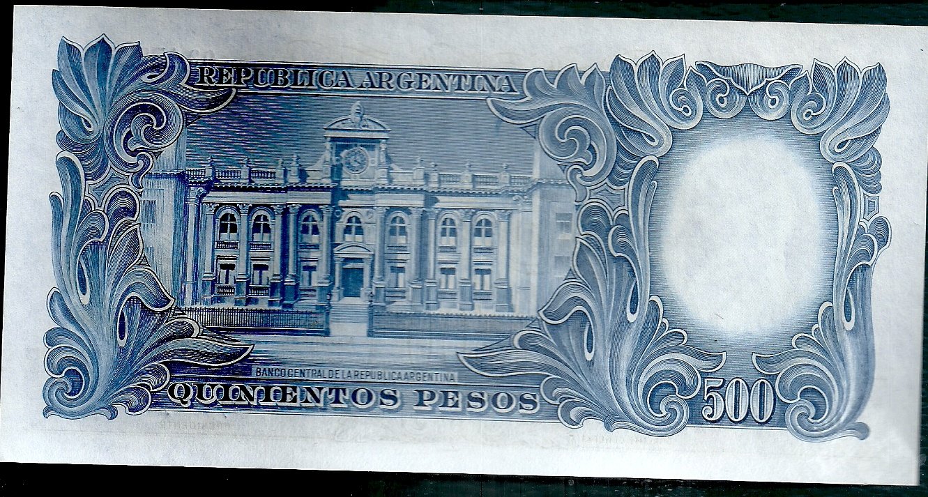 ARGENTINA BILLETE MONEDA NACIONAL 500 PESOS BOT 2099 UNC - Imagen 2