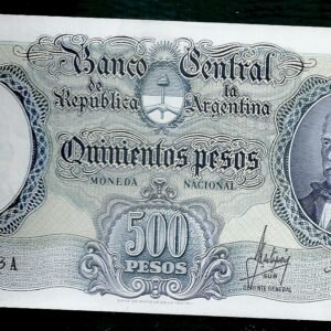 ARGENTINA BILLETE MONEDA NACIONAL 500 PESOS BOT 2120 UNC