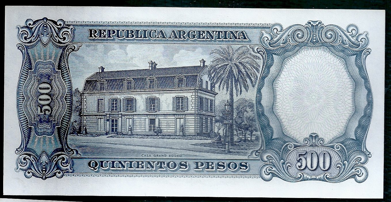 ARGENTINA BILLETE MONEDA NACIONAL 500 PESOS BOT 2118 UNC - Imagen 2