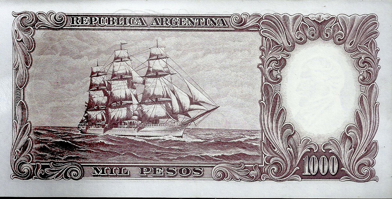 ARGENTINA BILLETE MONEDA NACIONAL 1000 PESOS BOT 2144 UNC - Imagen 2