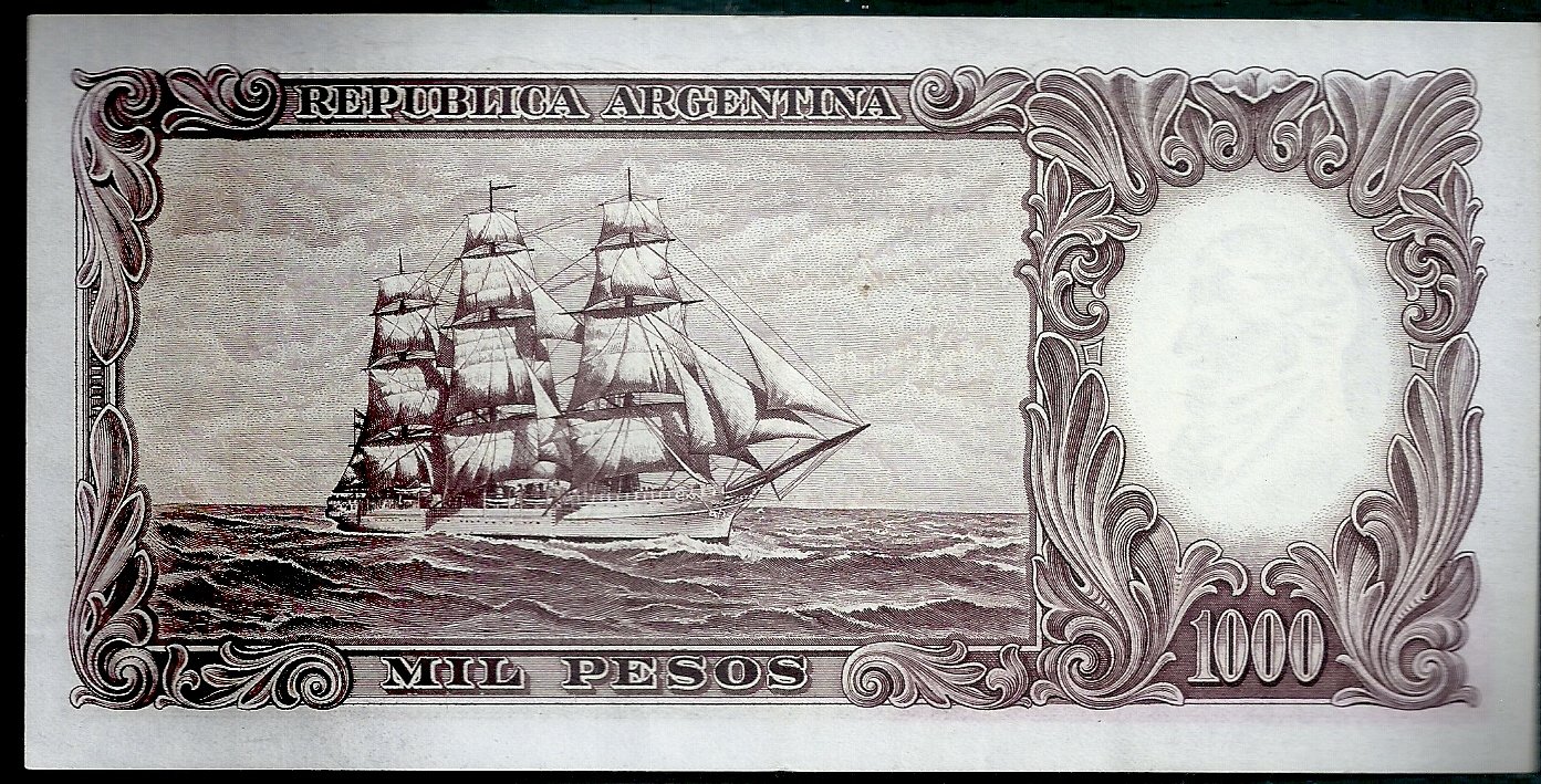 ARGENTINA BILLETE MONEDA NACIONAL 1000 PESOS BOT 2147 XF++ - Imagen 2