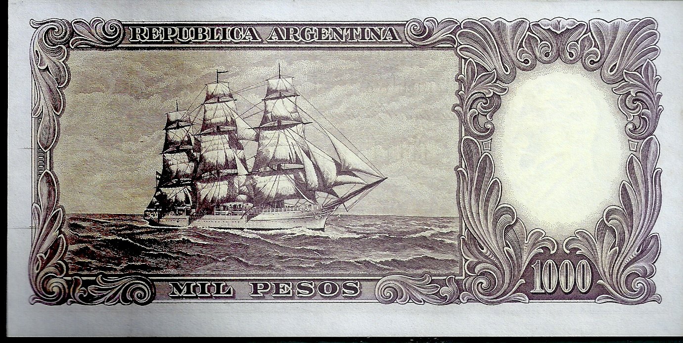 ARGENTINA BILLETE MONEDA NACIONAL 1000 PESOS BOT 2149 UNC - Imagen 2