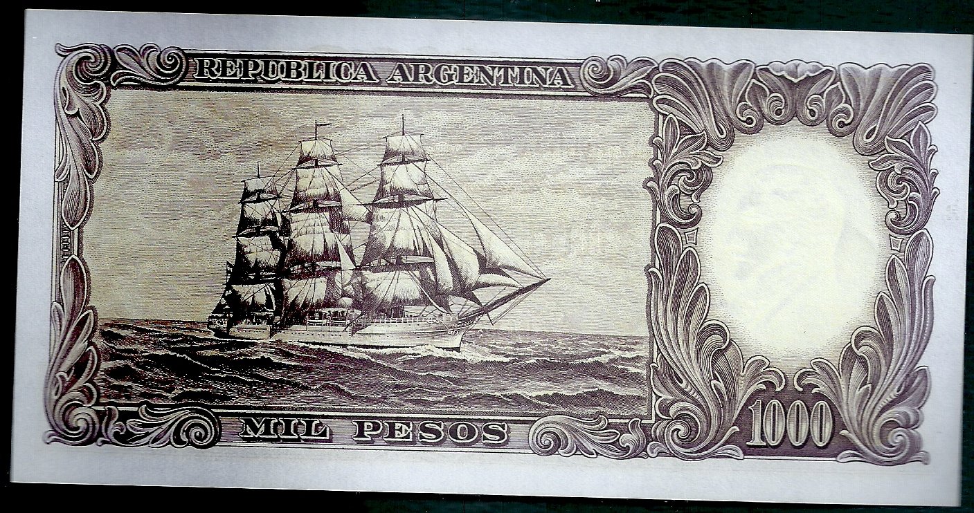 ARGENTINA BILLETE MONEDA NACIONAL 1000 PESOS BOT 2151 UNC - Imagen 2