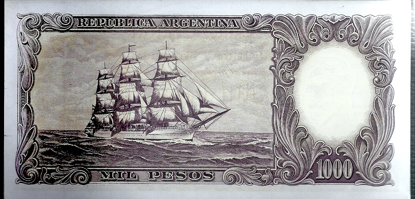 ARGENTINA BILLETE MONEDA NACIONAL 1000 PESOS BOT 2153 UNC - Imagen 2