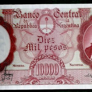 ARGENTINA BILLETE MONEDA NACIONAL 10000 PESOS BOT 2193 AU