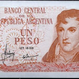 ARGENTINA BILLETE PESO LEY 1 PESO BOT 2301 UNC
