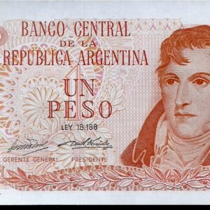 ARGENTINA BILLETE PESO LEY 1 PESO BOT 2305 UNC