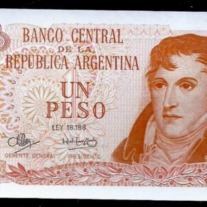 ARGENTINA BILLETE PESO LEY 1 PESO BOT 2316 UNC