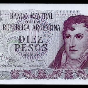 ARGENTINA BILLETE PESO LEY 10 PESOS BOT 2339 UNC
