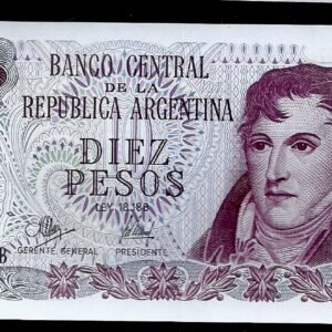 ARGENTINA BILLETE PESO LEY 10 PESOS BOT 2345 UNC