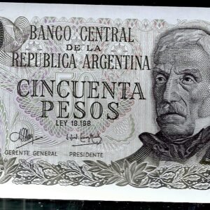 ARGENTINA BILLETE PESO LEY 50 PESOS BOT 2367a UNC