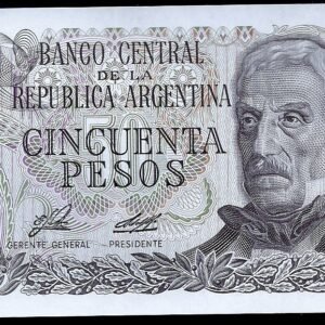 ARGENTINA BILLETE PESO LEY 50 PESOS BOT 2377 UNC