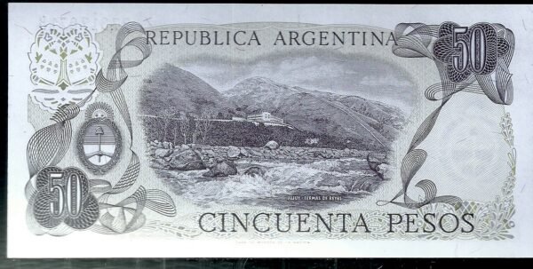 ARGENTINA BILLETE PESO LEY 50 PESOS BOT 2380 UNC - Imagen 2