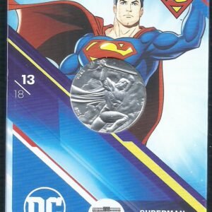 Set 10 Euro 2025 SUPERMAN LBHOMME D ACIER 13/18 Dc