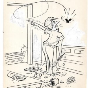 CARICATURA CHISTE ORIGINAL REVISTA SERVI PRESS AGENCY