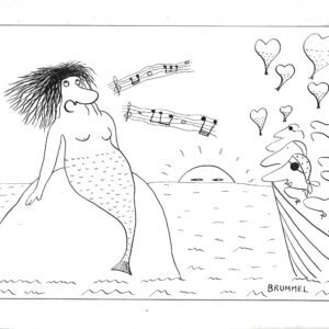 CARICATURA CHISTE ORIGINAL REVISTA BRUMEL