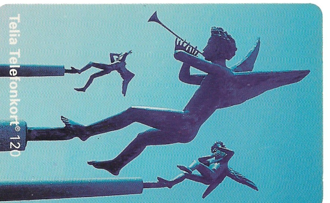 TARJETA TELEFONICA SUECIA 120 UNIDADES ARTE 1994