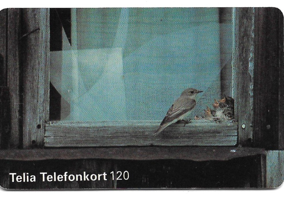 TARJETA TELEFONICA SUECIA 120 UNIDADES ANIMALES 1996